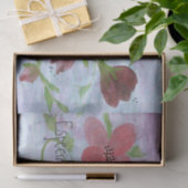 Groot bloemenpapier tissuepapier (Geschenk)