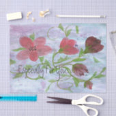 Groot bloemenpapier tissuepapier (Craft)