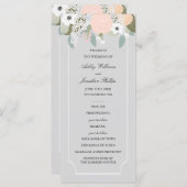 Groot bloementrouwprogramma programmakaart (Voorkant / Achterkant)