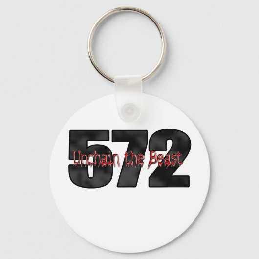 groot blokbeest sleutelhanger (Voorkant)