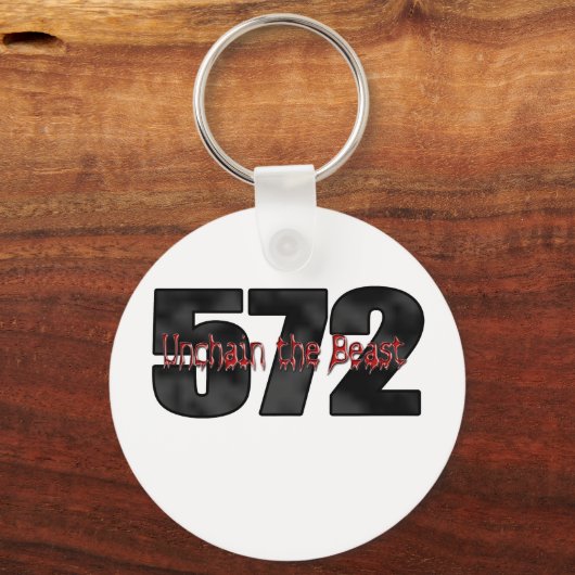 groot blokbeest sleutelhanger (Voorkant)