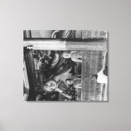 Groot Boeddha-beeld in Thailand Foto Canvas Afdruk (Voorkant)