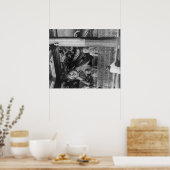 Groot Boeddha-beeld in Thailand Foto Poster (Keuken)