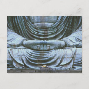 Groot Boeddha-detail, Kotokuji-tempel, Kamakura, 2 Briefkaart