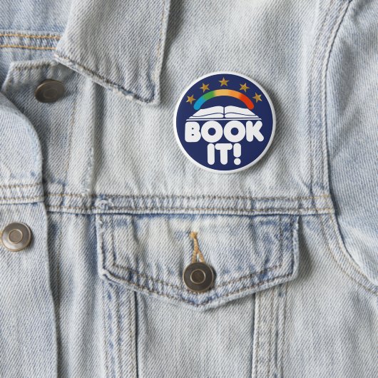 Groot boek Energie, boek het Ronde Button 5,7 Cm (In situ)