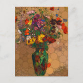 Groot boeket van wilde bloemen - After Odilon Redo Briefkaart (Voorkant)