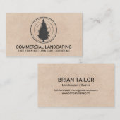 Groot Boom Logo | Landschapsarchitectuur Natuur Visitekaartje (Voorkant / Achterkant)