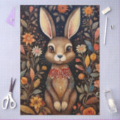 Groot Bos Konijn & Bloemen Decoupage Tissuepapier (Craft)