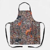 GROOT, BOSDIEREN, fazant, rode vos, bladeren Schort (Voorkant)