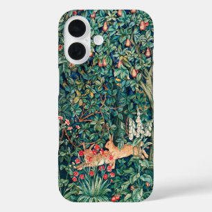 GROOT, BOSDIEREN, hazen, groene bloemen iPhone 16 Hoesje