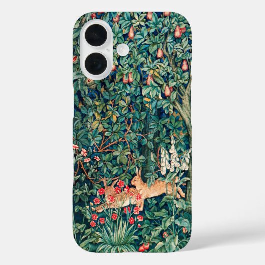 GROOT, BOSDIEREN, hazen, groene bloemen Case-Mate iPhone Case (Achterkant)