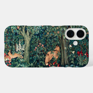 GROOT, BOSDIEREN, hazen, vossen, groene bloemen iPhone 16 Hoesje