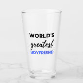 Groot boyvriend ter wereld zwart glas (Voorkant)