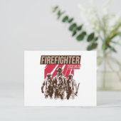 Groot brandweerplein briefkaart (Staand voorkant)