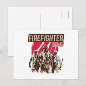 Groot brandweerplein briefkaart (Voorkant / Achterkant)
