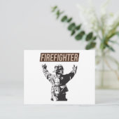 Groot brandweerplein briefkaart (Staand voorkant)