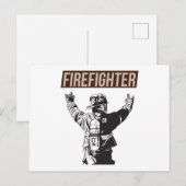 Groot brandweerplein briefkaart (Voorkant / Achterkant)