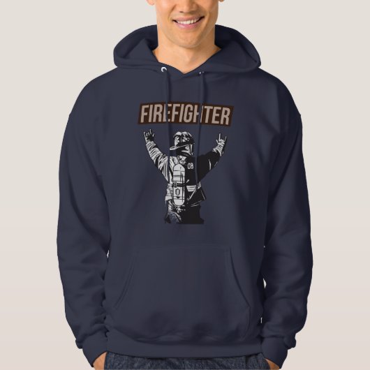 Groot brandweerplein hoodie (Voorkant)