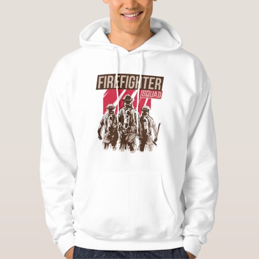 Groot brandweerplein hoodie (Voorkant)