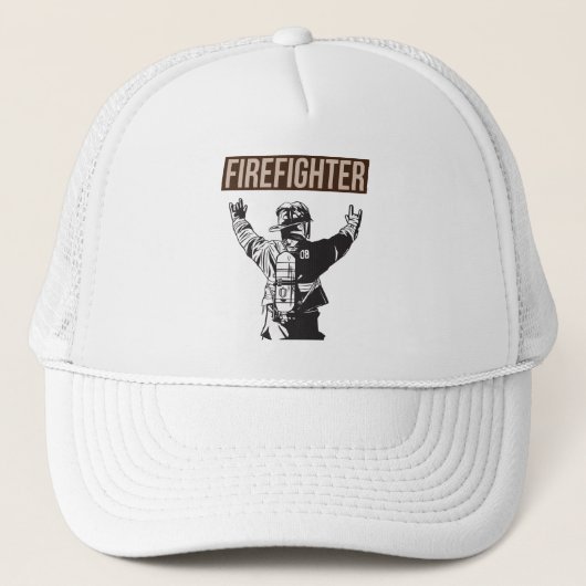 Groot brandweerplein trucker pet (Voorkant)