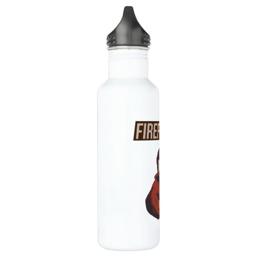 Groot brandweerplein waterfles  (Links)