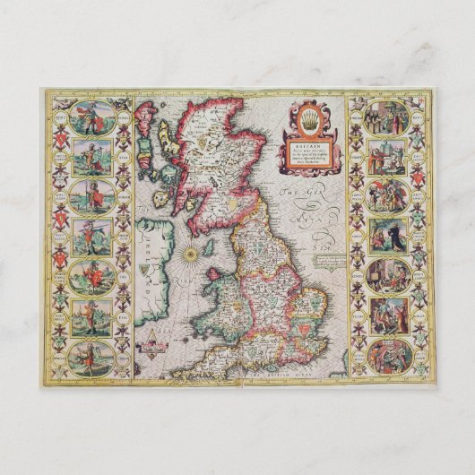 Groot-Brittannië als zodanig in de tym Briefkaart (Voorkant)