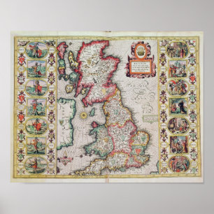 Groot-Brittannië als zodanig in de tym Poster