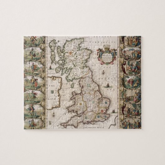 Groot-Brittannië als zodanig in het toneel van de  Legpuzzel (Horizontaal)