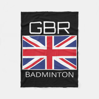 Groot-Brittannië Badminton Team Britse atleet GBR Fleece Deken