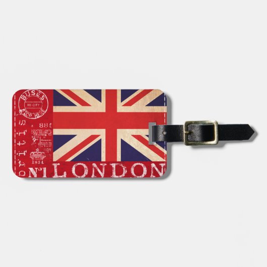 Groot-Brittannië Bagagelabel (Voorkant horizontaal)