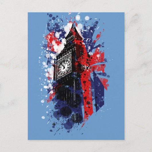 Groot-Brittannië Big Ben Briefkaart (Voorkant)