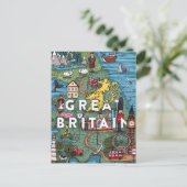 Groot-Brittannië Briefkaart (Staand voorkant)