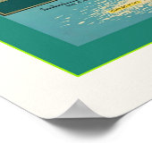 Groot-Brittannië ~  Brits reizen Poster (Hoek)