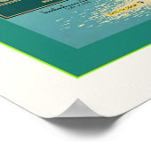 Groot-Brittannië ~  Brits reizen Poster (Hoek)