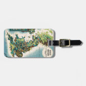 - Groot - Brittannië - Bronnenkaart Bagagelabel (Voorkant horizontaal)