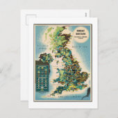  - Groot - Brittannië - Bronnenkaart Feestdagenkaart (Voorkant / Achterkant)