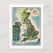  - Groot - Brittannië - Bronnenkaart Feestdagenkaart (Voorkant)
