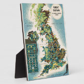  - Groot - Brittannië - Bronnenkaart Fotoplaat (Zijkant)