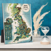  - Groot - Brittannië - Bronnenkaart Fotoplaat (Zijkant)