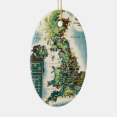 - Groot - Brittannië - Bronnenkaart Keramisch Ornament (Rechts)