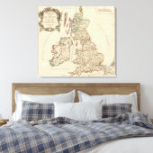 Groot-Brittannië Canvas Afdruk (Insitu (Slaapkamer))