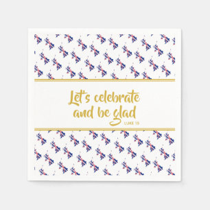 GROOT-BRITTANNIË - Christelijk aangepast papier Servet