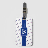 GROOT-BRITTANNIË - Christelijke monogram bagage Bagagelabel (Voorkant (verticaal))