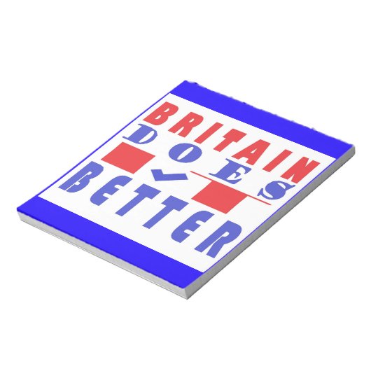 GROOT-BRITTANNIË DOET HET BETER MET WORD DESIGN NOTITIEBLOK (Linkerzijde)