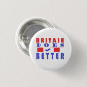 GROOT-BRITTANNIË DOET HET BETER MET WORD DESIGN RONDE BUTTON 3,2 CM (Voorkant /achterkant)