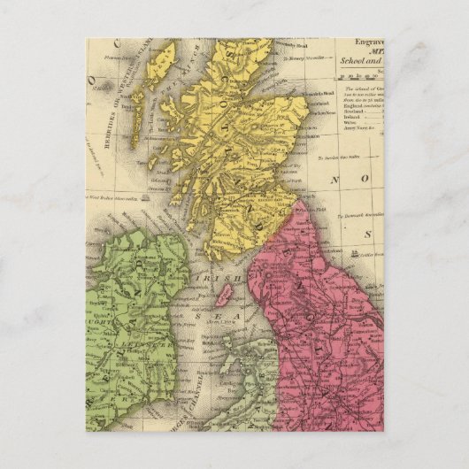 Groot-Brittannië en Ierland Briefkaart (Voorkant)