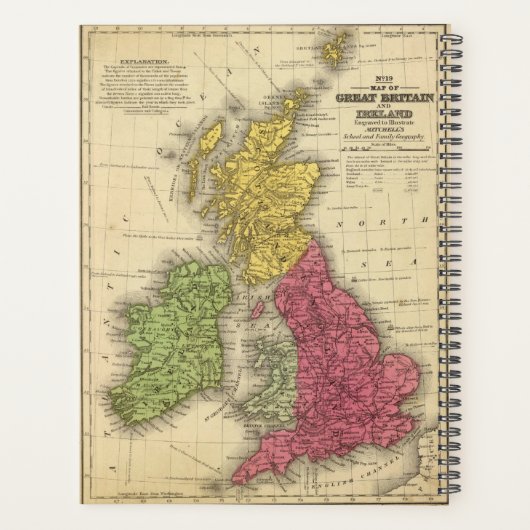 Groot-Brittannië en Ierland Planner (Achterkant)