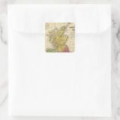 Groot-Brittannië en Ierland Vierkante Sticker (Tas)