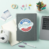 Groot-Brittannië Explorer in avontuurlijke logo Sticker (iPad Cover)