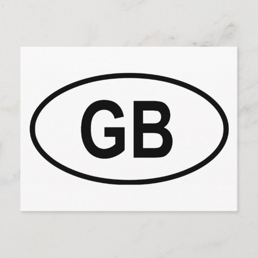 Groot-Brittannië, GB Briefkaart (Voorkant)